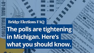 Michigan Election News Polls tighten Harris and Trump in Detroit and more [upl. by Fraase]