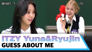 ITZY RyujinampYuna Guess about me knowing bros [upl. by Rimisac]