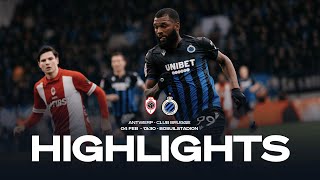 ROYAL ANTWERP FC  CLUB BRUGGE  HIGHLIGHTS  20232024 [upl. by Vasilek]