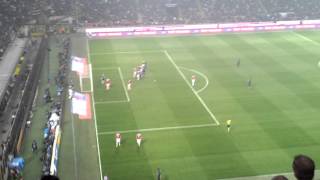 Inter  Milan 42 06052012  Coro  Ohh Forza Inter non mollare vincerai [upl. by Duaner]