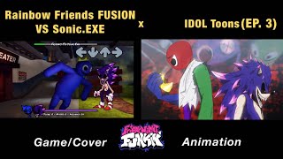 Rainbow Friends VS SonicExe Ep 3 x FNF Animation  Triple Trouble Friends To Your End [upl. by Yahsed889]