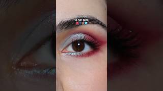 Sky Blue to Hot Pink Eyeshadow Look 🩵🌺 Livin Corazona x Ratolina [upl. by Irama]