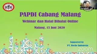 Webinar PAPDI Cabang Malang quotJourney of Lupus Nephritis Managementquot support by PT Roche Indonesia [upl. by Jabez]