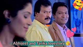 Abhijeet and Tarika lovestory💖Cid comedy scenes cid new episodecid [upl. by Connie]