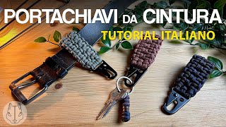 Portachiavi da cintura in Paracord  Tutorial Italiano 08 [upl. by Deborah]