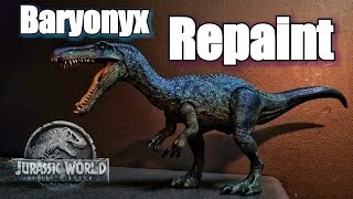 Mattel Baryonyx Repaint [upl. by Sydelle]