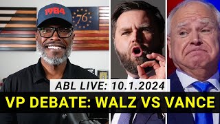 🔴 ABL LIVE Vice Presidential Debate Tim Walz vs JD Vance in New York City [upl. by Malinin]