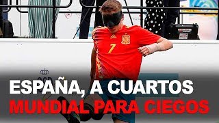 GOLES España 30 Marruecos  Mundial de fútbol para ciegos  Teledeporte [upl. by Presley27]