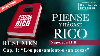 📚 quotPIENSE Y HÁGASE RICOquot  Cap 1 quotLos pensamientos son cosasquot  Napoleon Hill [upl. by Atikehs]