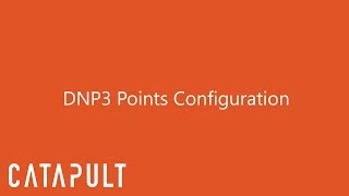 DNP3 Points Configuration [upl. by Truman]