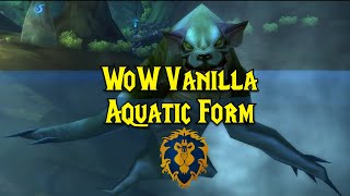 WoW Vanilla  Druid Quest  Aquatic Form [upl. by Anchie]