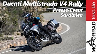 Ducati Multistrada V4 Rally  Vorstellung und erster Test deutsch [upl. by Huckaby]