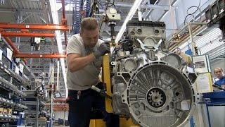 MercedesBenz Actros engine production at the Mannheim Plant [upl. by Ardaid]