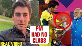 Pat Cummins Angry Reply to PM Narendra Modi About Trophy Ceremony of World Cup 2023 Final [upl. by Lenahtan]