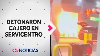 EL VIDEO DE VIOLENTA DETONACIÓN de tienda para cajero automático en servicentro en Ruta 68 [upl. by Nancey]