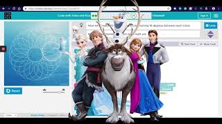 Coding With Elsa  Hour of Code Frozen Playthrough [upl. by Drahnreb925]