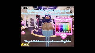 Tut how to make the cupcake in dti [upl. by Ojyllek]