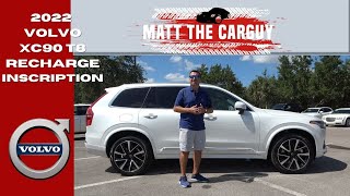 2022 Volvo XC90 T8 recharge is a 45s 060mph family SUV Walk around review and test drive [upl. by Malvino]