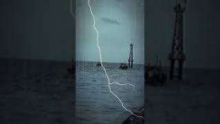 Thunderstorm on the Pier  Enjoying the Sound of Nature calmingsounds nature deepwhitenoise [upl. by Niletac815]