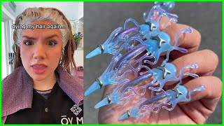 🏵️ NAIL ART STORYTIME TIKTOK 🏵️ NEW Bailey Spinn Idol  POVs Tiktok 42 [upl. by Etac]