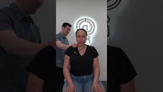 EMOTIONAL RELIEF 😭‼️ chiropractor neckpain asmr shorts [upl. by Noiroc]