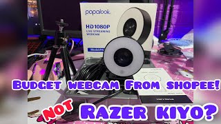 PAPALOOK HD 1080P LIVE STREAMING WEBCAM PA552 BUILTIN RING LIGHT [upl. by Rocker]