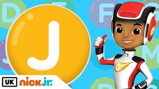 Words beginning with J w AJ  Blaze and the Monster Machines  Nick Jr UK [upl. by Anesusa]