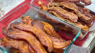 Bacon in the Oven No splatter method vs Pot on the Stovetop method [upl. by Kowtko770]