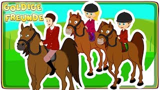 Hoppe Hoppe Reiter  Kinderlieder zum Mitsingen  Goldige Freunde [upl. by Anirhtak263]