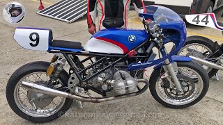 BMW R100S and BMW R75S  superbly prepared Bavarian classic racing motorcycles [upl. by Colligan]