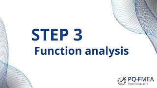 Step 3 of FMEA analysis according to AIAG amp VDA in PQFMEA software  function analysis [upl. by Sabelle]