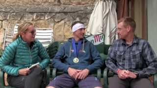 Tadei Pivk 2015 ZegamaAizkorri Marathon Champion Interview [upl. by Alyak433]