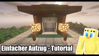 Minecraft Funktionierender Aufzug bauen Tutorial 119 [upl. by Goldsworthy]