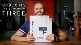 Unboxing the new Elinchrom THREE a 250ws battery powered compact monolight with TTL and HSS [upl. by Demetri]