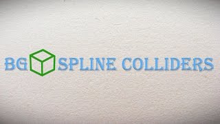 BG Spline Colliders demo for Unity 3D [upl. by Hteik]