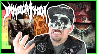 IMMOLATION Albums RANKED Best To WORST [upl. by Erusaert]