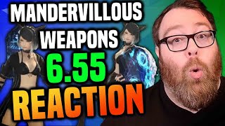 Jesse REACTS to the NEW Manvervillous Relic Weapons from FFXIV 655 [upl. by Ihcelek]