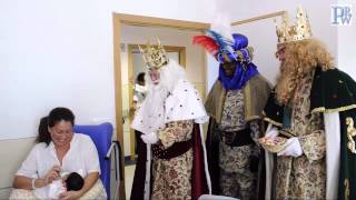 Visita de los Reyes Magos en el Horpital Universitario de Puerto Real [upl. by Deste377]