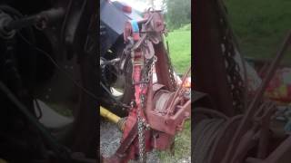 Homemade logging winch for tractor [upl. by Emmalynn]