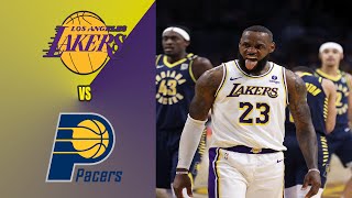 Lakers vs Pacers  Lakers Highlights  March 24 2024 [upl. by Annahoj132]