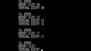 Compukit UK101 1979 Boot Screen and Monitor [upl. by Picker]