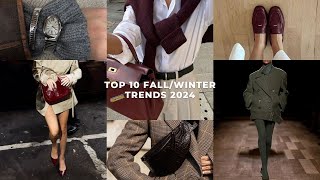 10 Hottest Fall Fashion Trends 2024  MustHaves amp Outfit Ideas [upl. by Doug]