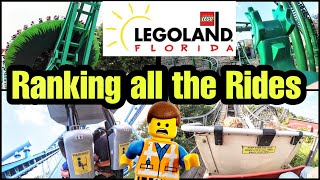 Ranking All the Rides at Legoland Florida from Least to Most Intense  How Many Rides at Legoland FL [upl. by Ssirk]