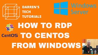 HOW TO REMOTE DESKTOP FROM WINDOWS TO CENTOS SERVER [upl. by Kellyn]