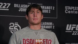 Darren Till Says He Saw Some ‘Doubt’ In Tyron Woodley During Staredown  MMA Fighting [upl. by Kraul516]