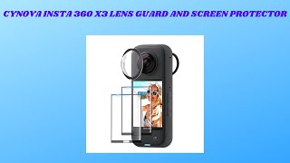 Cynova Insta360 X3 lens guard and screen protector [upl. by Wichman]