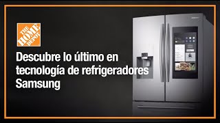 Conoce lo último en refrigeradores Samsung  Línea Blanca  The Home Depot [upl. by Merci683]