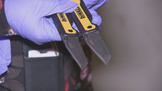 Weapons seized during contraband shakedown at Fulton County Jail [upl. by Yetta]