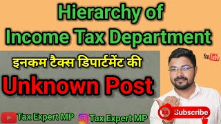 hierarchy of income tax  आयकर विभाग में पद कौन कौन से होते हैं income tax department आयकर विभाग [upl. by Bastien]