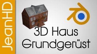 3D Haus Part 1  Grundstruktur  Gaube mit Fenstern  Blender Tutorial [upl. by Acnaiv857]